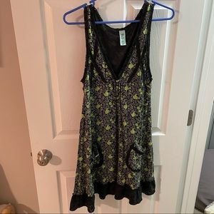Free People green floral dress